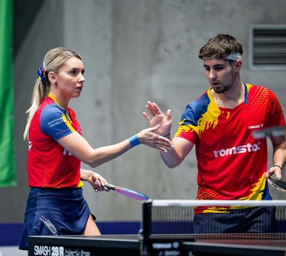 Tenis de masă: Bernadette Szocs și Eduard Ionescu au intrat în semifinale la Campionatul European de la Ljubljana