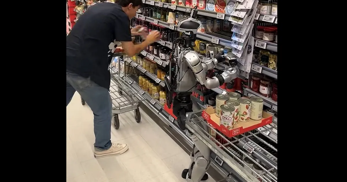 Roboții umanoizi vor să înlocuiască angajații care pun marfa pe rafturi în supermarketuri