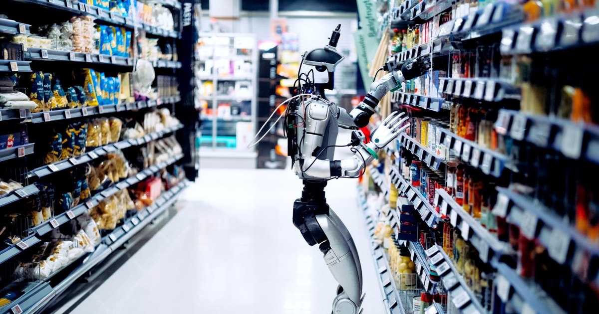 Retailerul Føtex testează roboți humanoizi pentru reaprovizionarea rafturilor noaptea