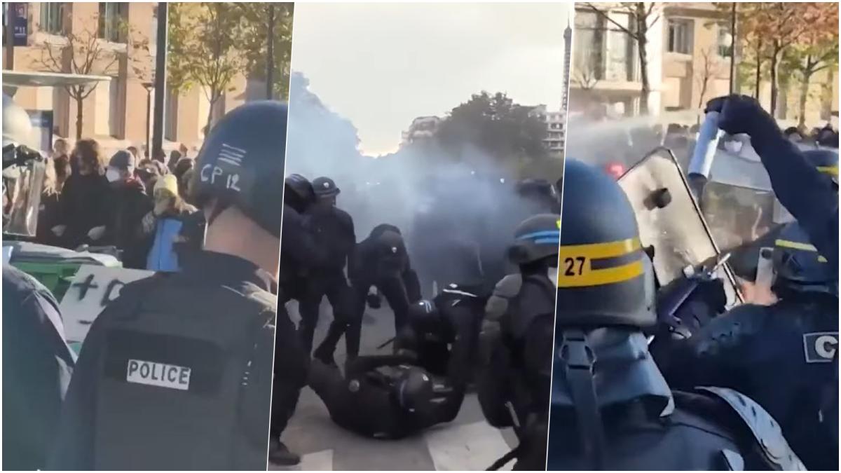 Proteste masive în Franța: Sute de mii de oameni au ieșit în stradă, manifestațiile au degenerat în bătăi cu poliția