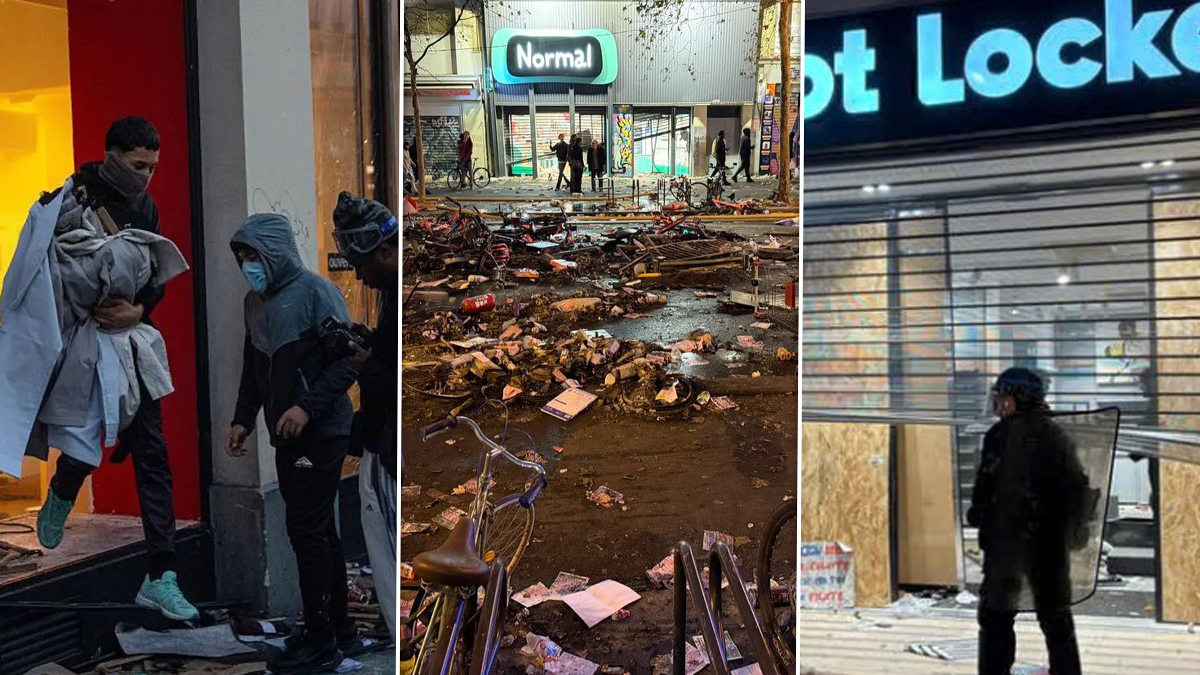 Violențe masive în Franța: Magazine de lux și supermarketuri au fost jefuite în timpul protestelor