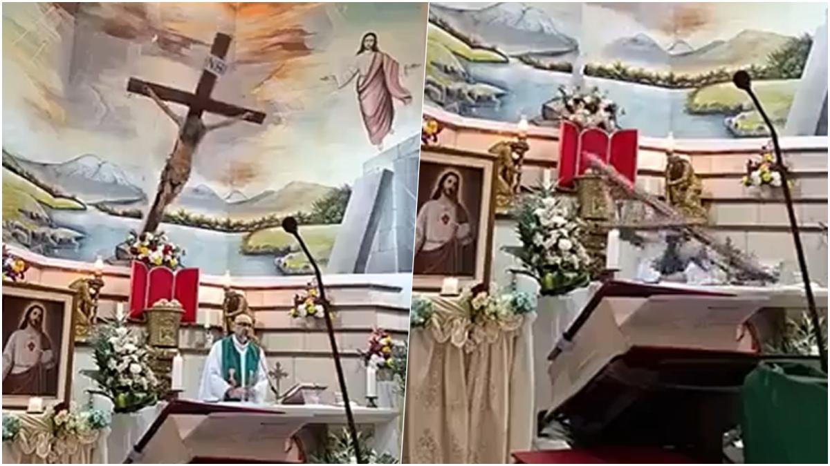 Tragedie în Ecuador: Un preot a murit după ce un crucifix masiv s-a prăbușit peste el în timpul slujbei