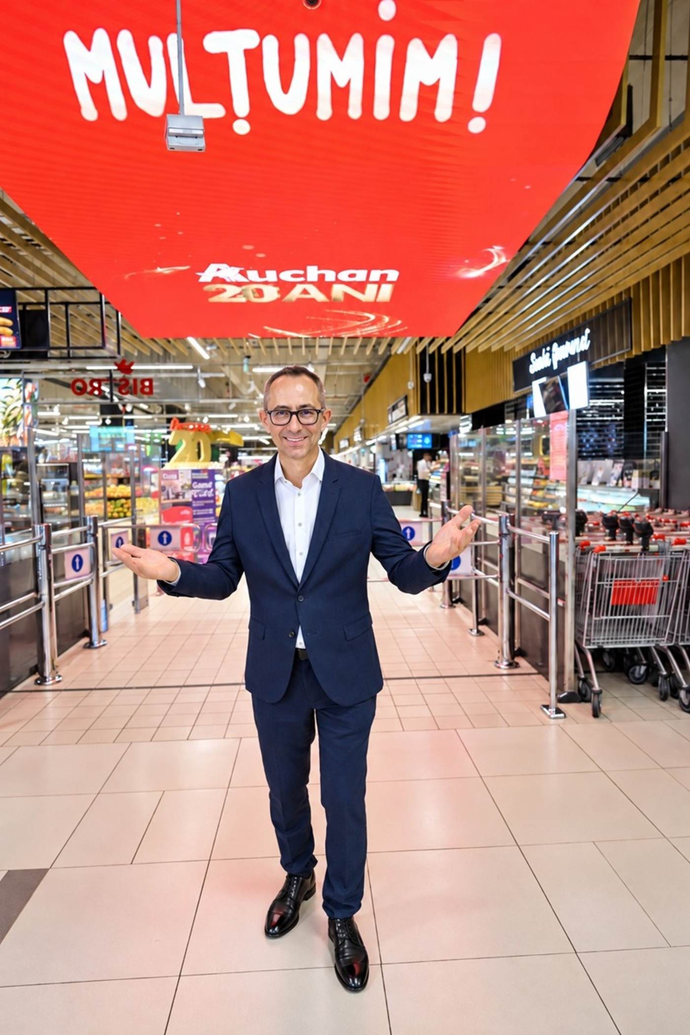 Auchan lansează în România primul concept de retail media cu intrări imersive LED