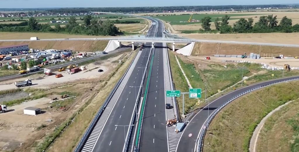 Circulația pe 13 km din Autostrada A0 Nord se deschide luni, 26 octombrie