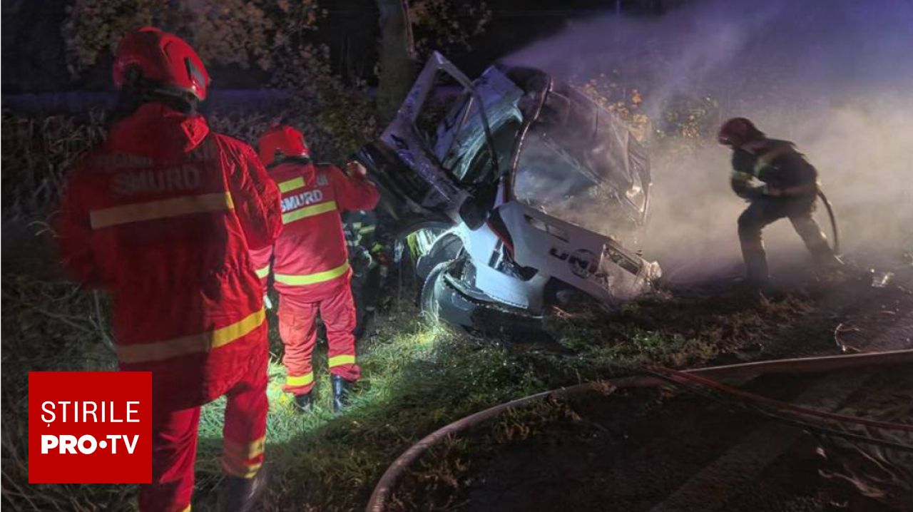 Tragedie rutieră în Iași: doi șoferi au murit în urma unei coliziuni între un autoturism și o autoutilitară