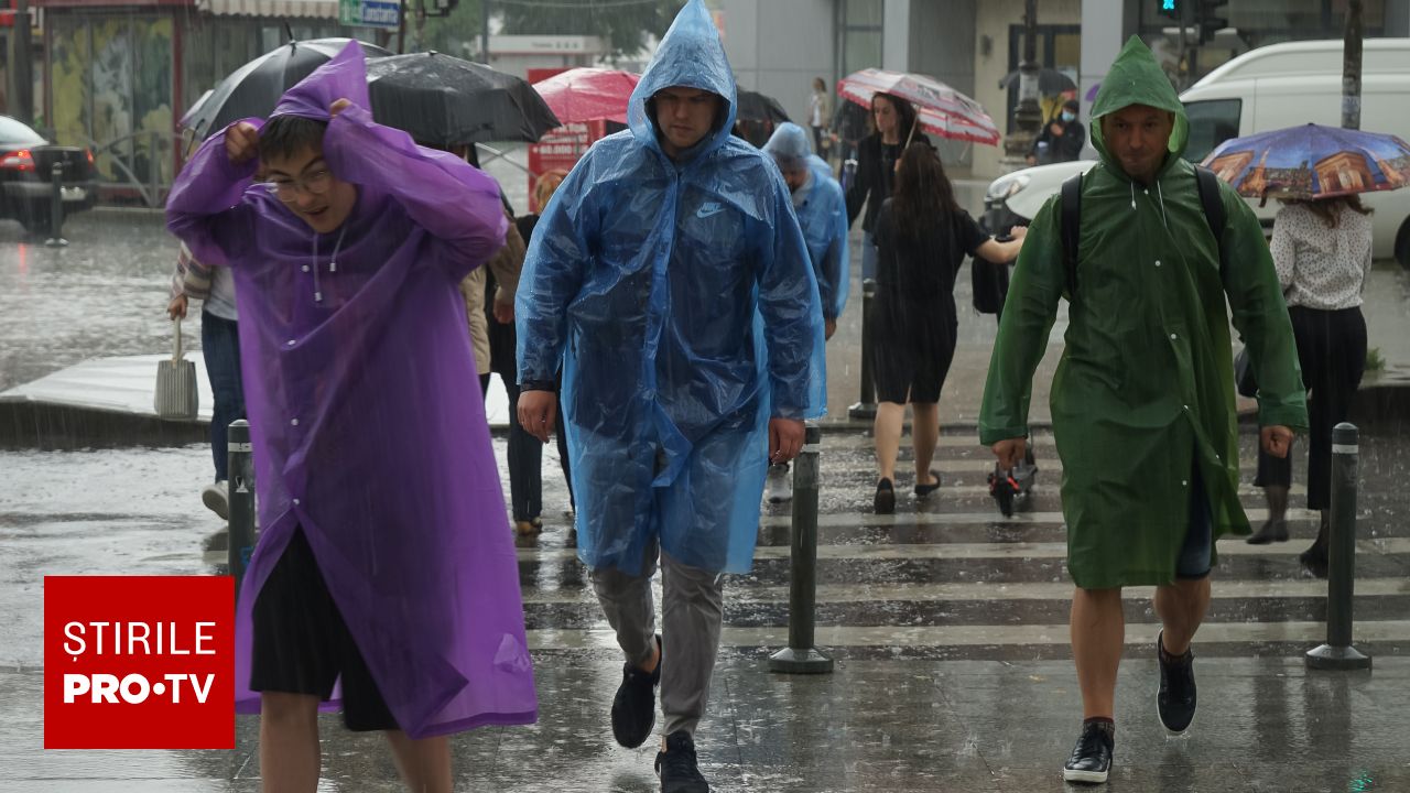 Schimbări meteorologice în România: vânt puternic, ploi și scăderi de temperatură