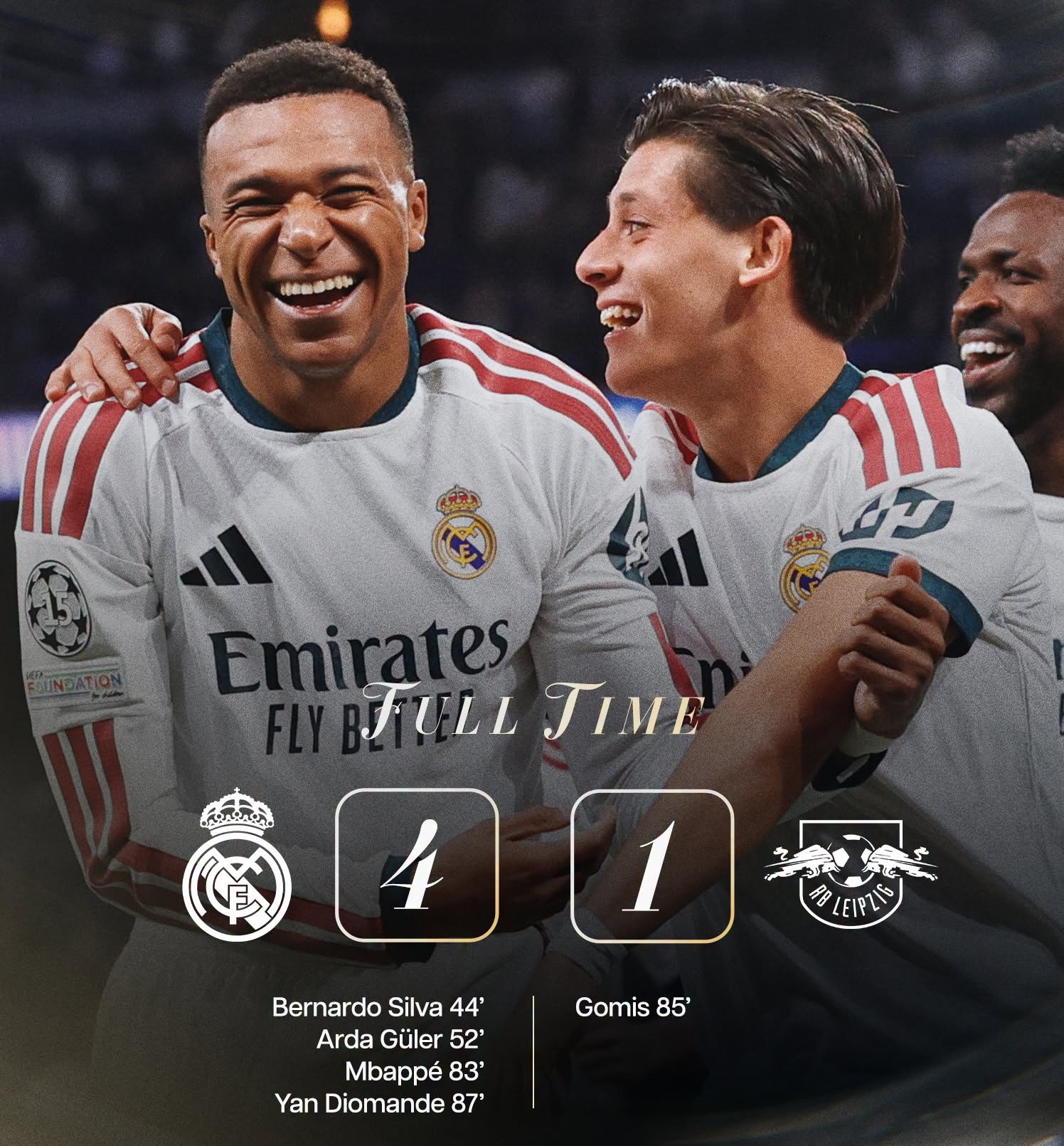 Real Madrid a învins RB Leipzig cu 4-1 în Champions League, pe un teren arbitrat de românul Istvan Kovacs
