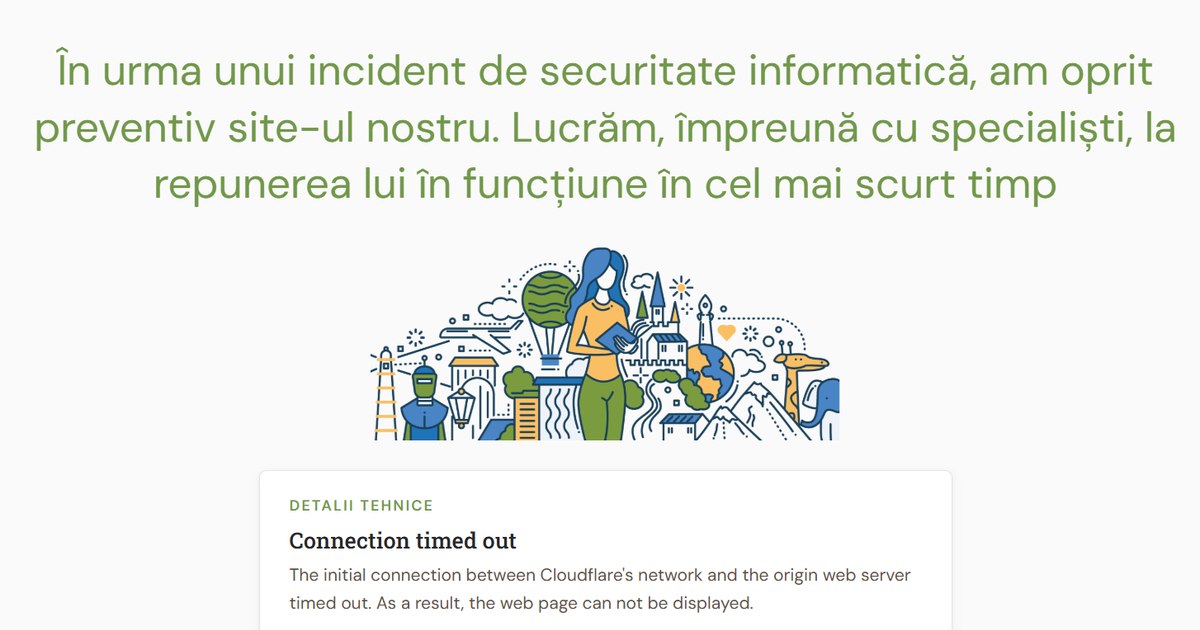 Atac cibernetic asupra rețelei Cărturești: site-ul și aplicația mobilă sunt indisponibile