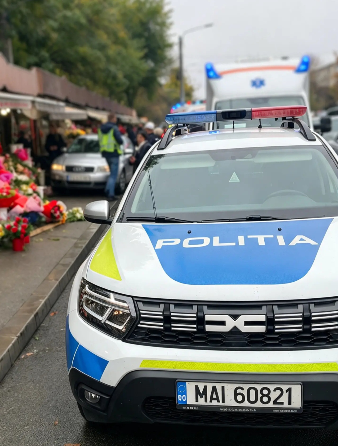 Accident pe trotuar în Craiova: Trei persoane au fost lovite de un autoturism condus de o femeie