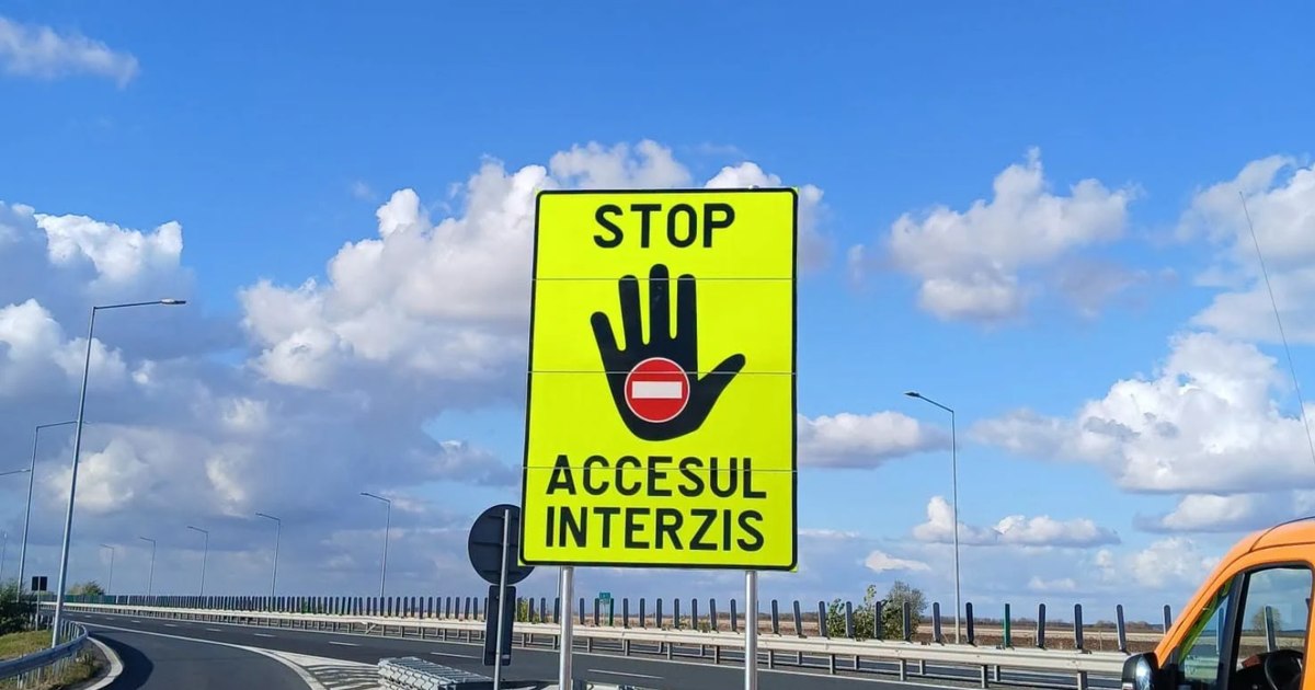Nue semne de avertizare pe autostrăzile A1 și A11 pentru prevenirea circulației pe contrasens