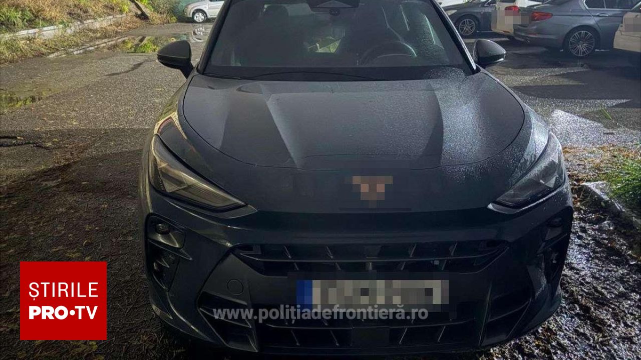 Un autoturism de 162.000 de lei, căutat în străinătate, a fost interceptat de poliția de frontieră pe DN 5