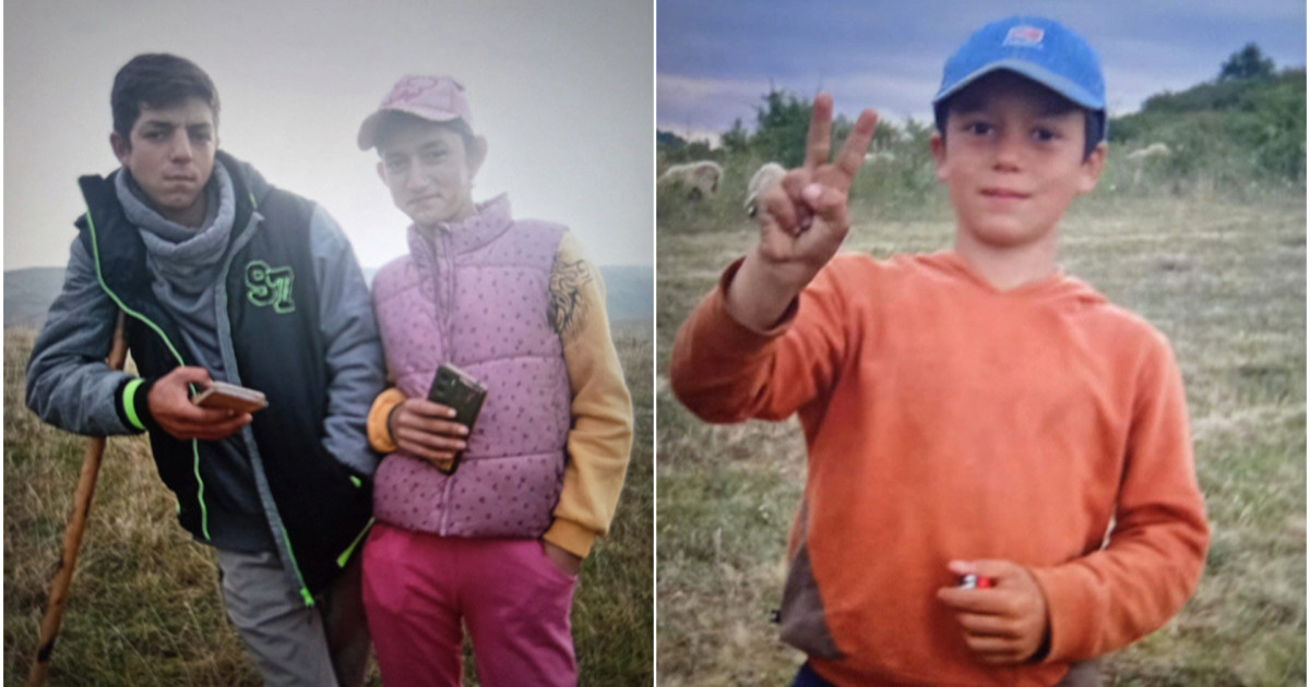 Ipoteza răpirii celor trei frați dispăruți în Sălaj: un cioban ar fi văzut unul dintre copii cu un bărbat