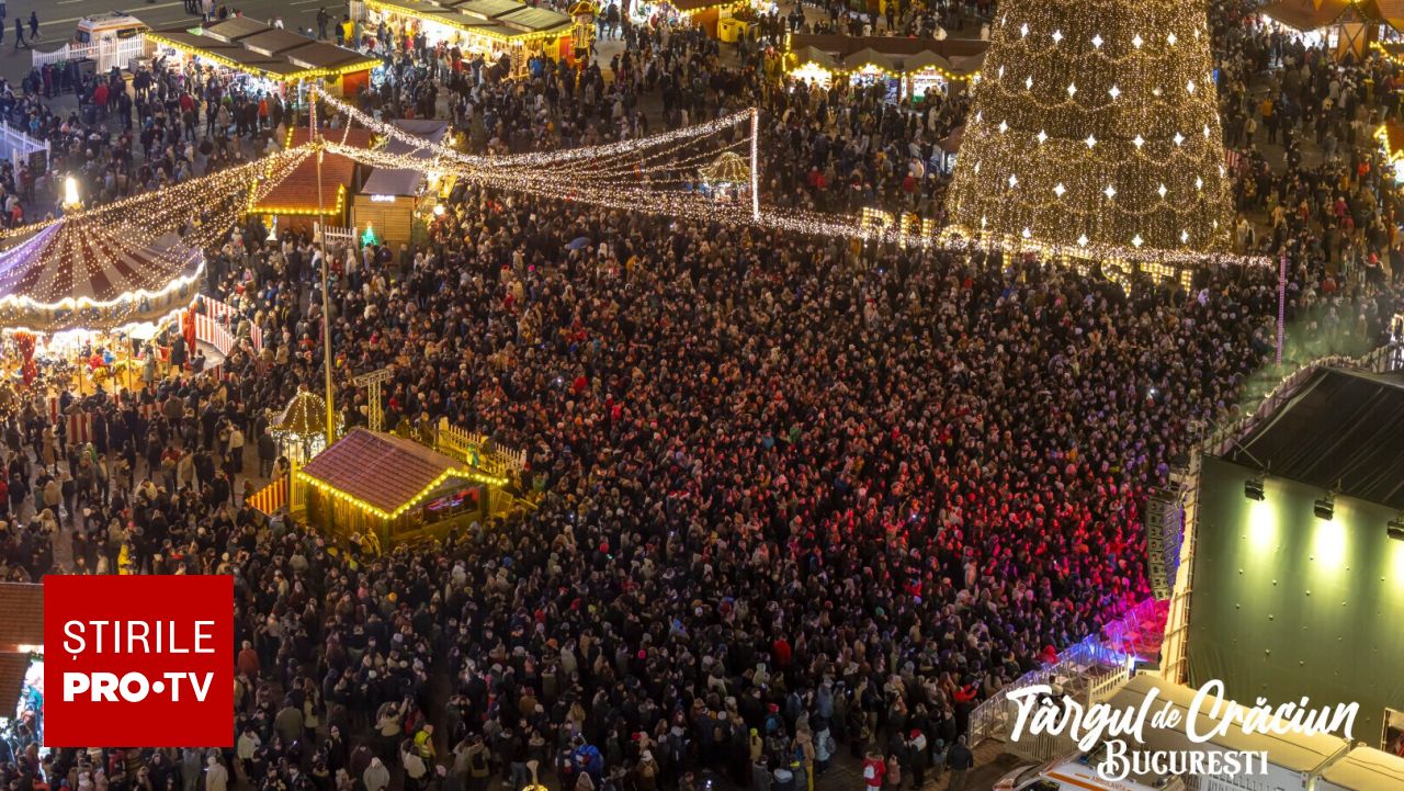 Pregătiri pentru Târgul de Crăciun în Piața Constituției: încep restricțiile de circulație în București