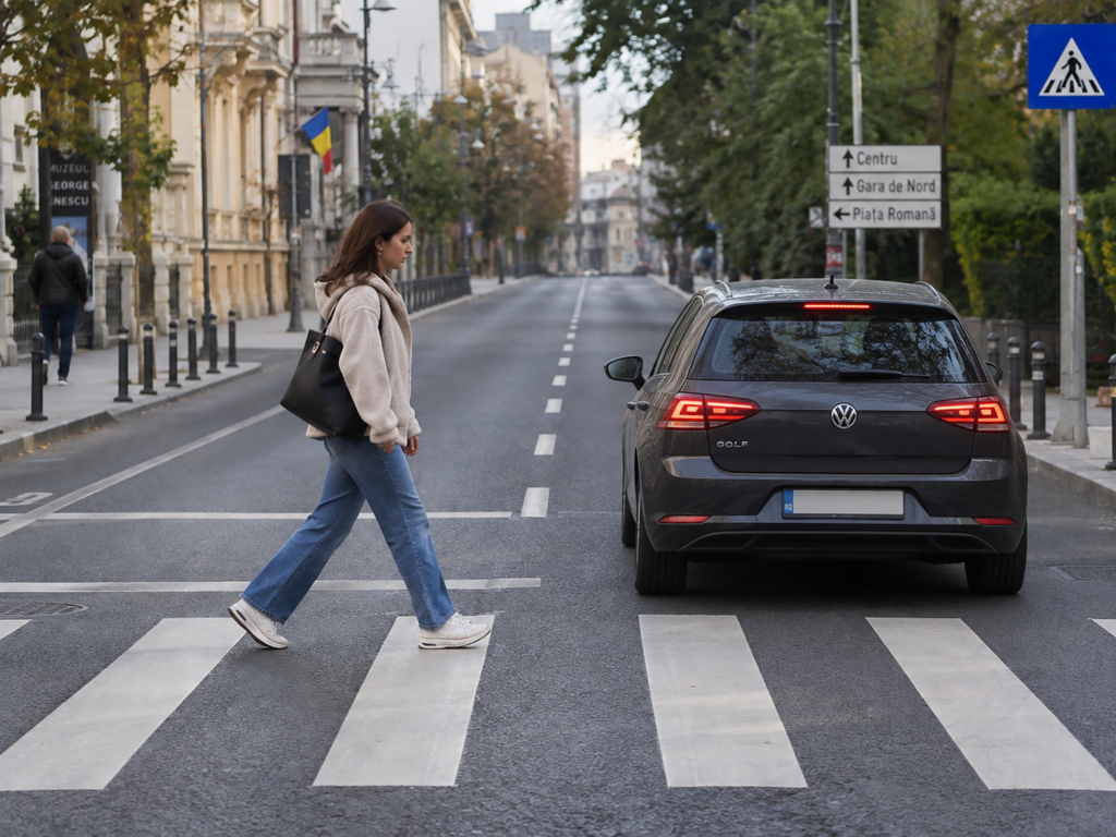 Regulile de prioritate pentru pietoni în România diferă de cele din Europa. Cum funcționează legea