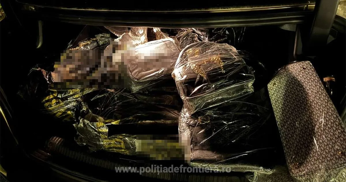 Confiscate bunuri de peste 1,3 milioane de lei și mii de țigări de către poliția de frontieră în Giurgiu