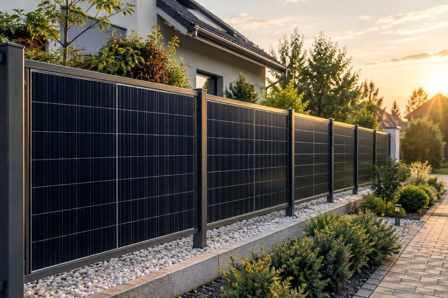 Gardul solar: Tehnologia care transformă delimitarea proprietății într-o sursă de energie electrică