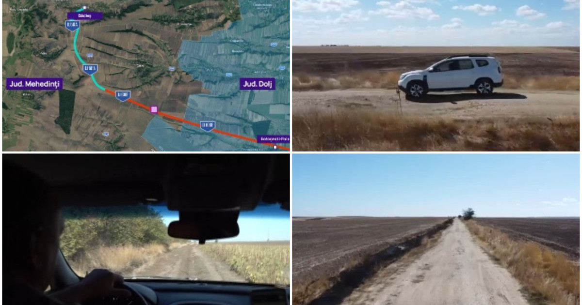 Drumul județean DJ 606E este impracticabil în sudul țării. Localnicii spun că își rup mașinile