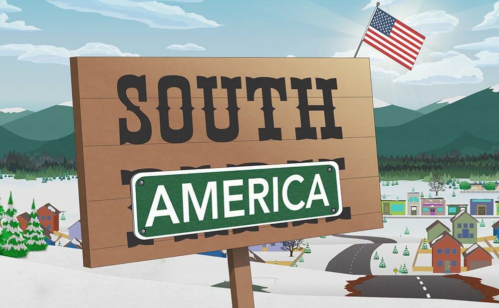 Serialul South Park își schimbă numele în South America, ca o ironie la adresa lui Donald Trump