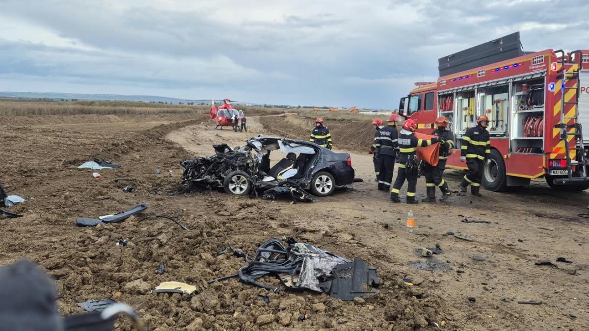 Tragedie rutieră în Iași: trei persoane au murit după coliziunea dintre un camion și un autoturism