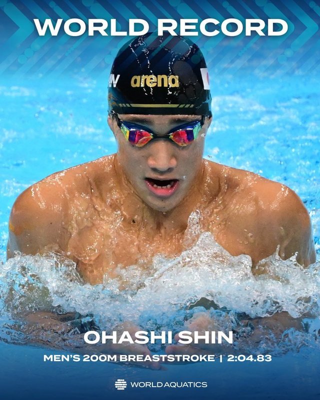 Shin Ohashi doboră recordul mondial la 200 m bras la Jocurile Asiei