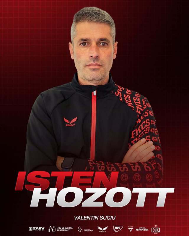 Valentin Suciu revine la Csikszereda pentru a conduce echipa în Superliga