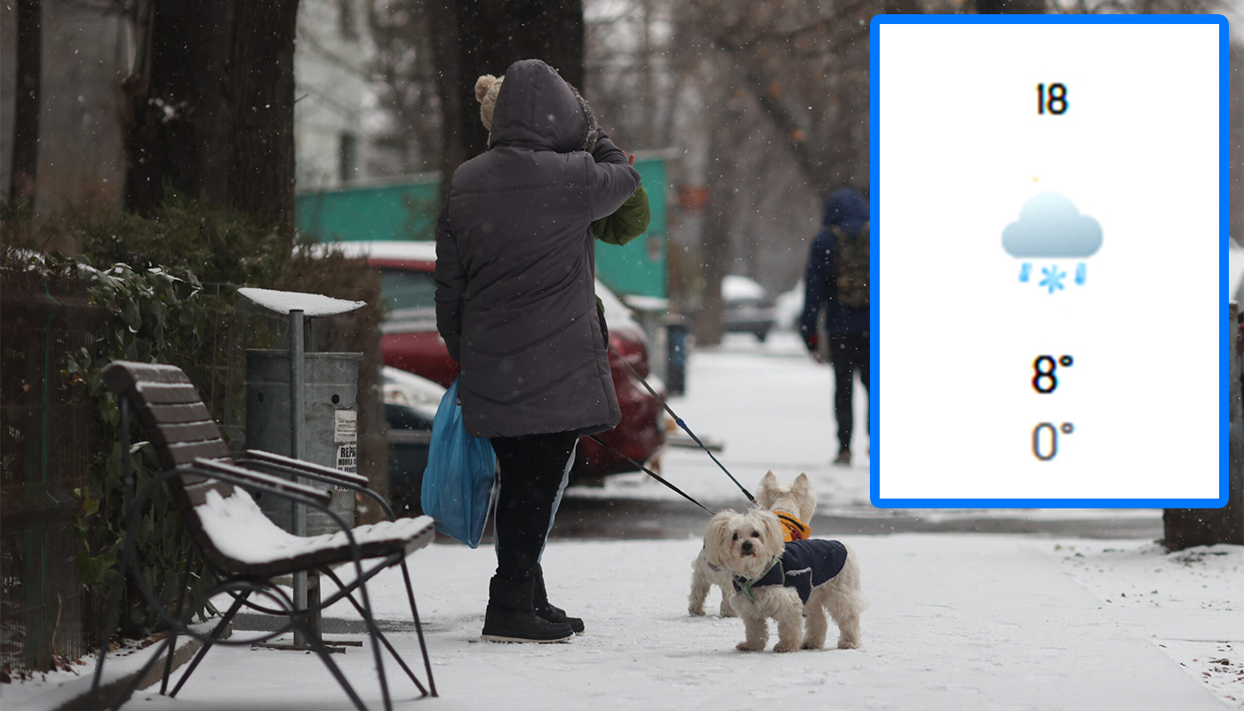 Prima ninsoare în București este anunțată pentru luna noiembrie, conform prognozelor Accuweather