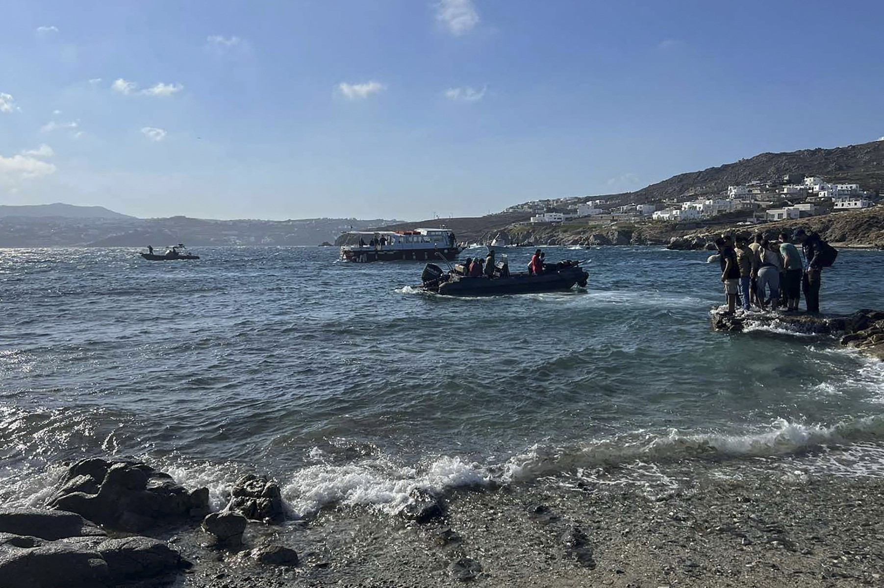 Incendiu la bordul unui feribot în apropierea insulei Mykonos, în Grecia