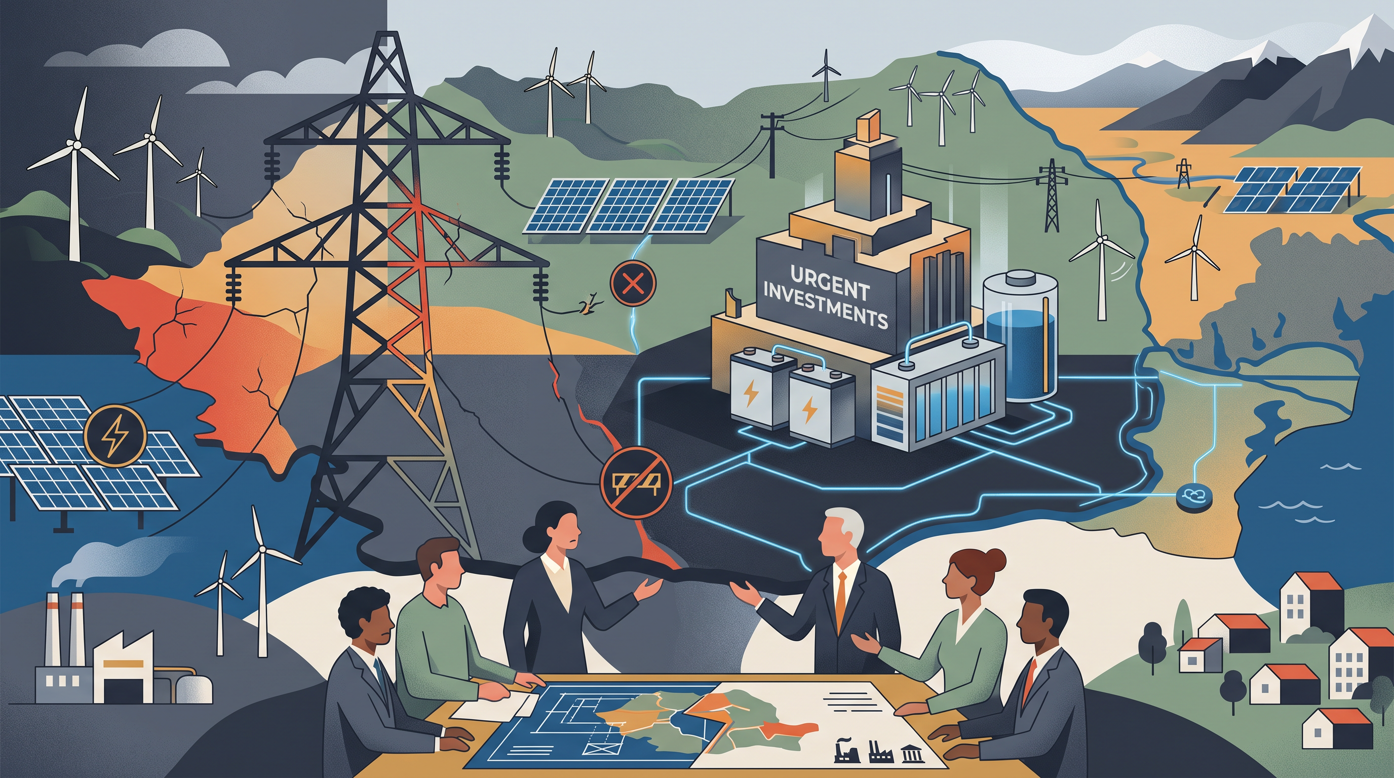 Investiții urgente în rețele și capacități de stocare sunt necesare pentru tranziția energetică a României