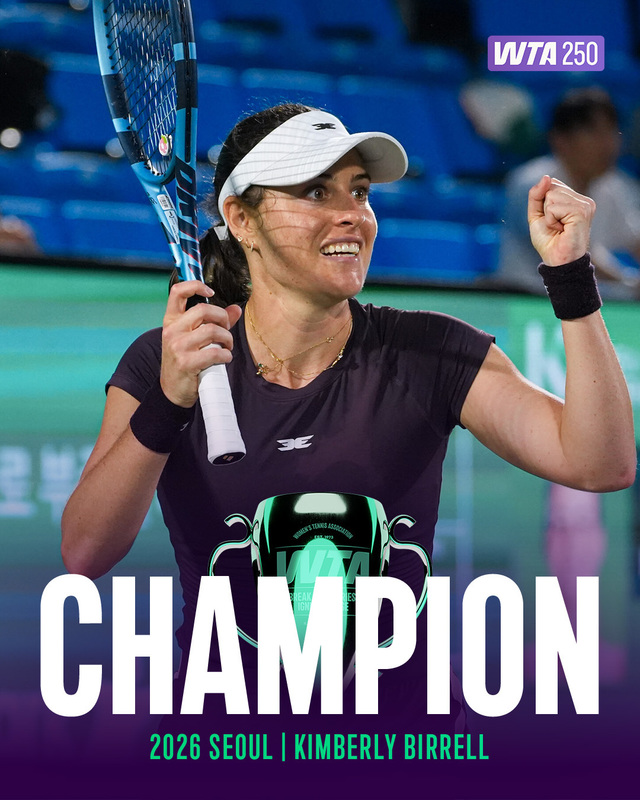 Kimberly Birrell a câștigat primul titlu de simplu de la nivelul WTA Tour la Korea Open