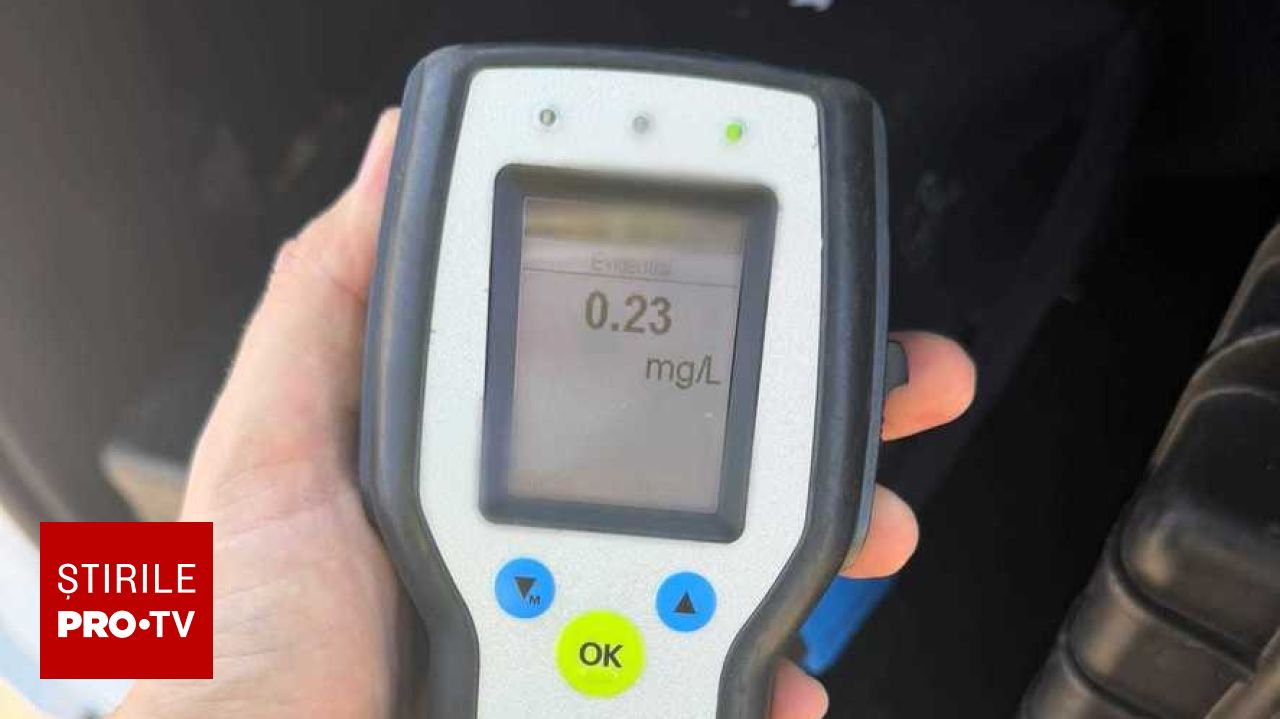 Instructor auto sancționat în Giurgiu după ce elevul de 43 de ani a fost prins băut la volan