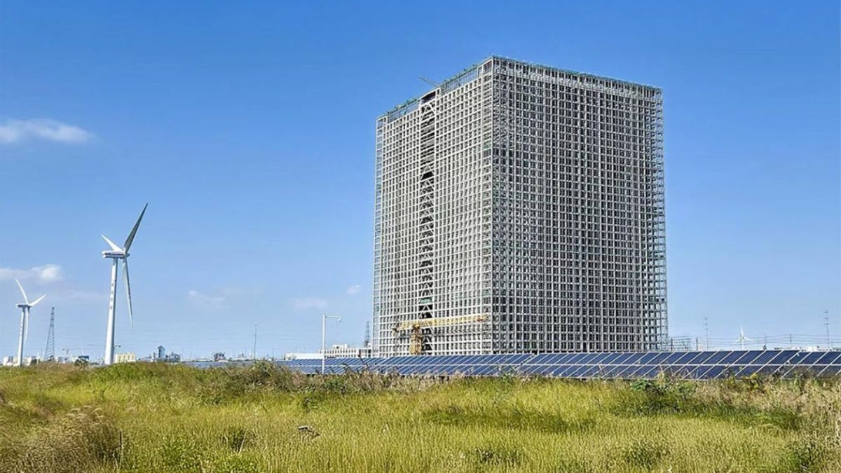 Prima clădire-baterie din lume: turnul de 148 de metri din China stochează energie prin blocuri de beton