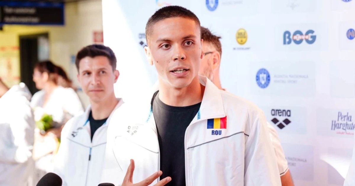 David Popovici critică reacțiile suporterilor după eșecurile echipelor naționale