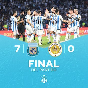 Argentina a învins cu 7-0 Burkina Faso într-un meci amical marcat de problemele de transport ale adversarilor
