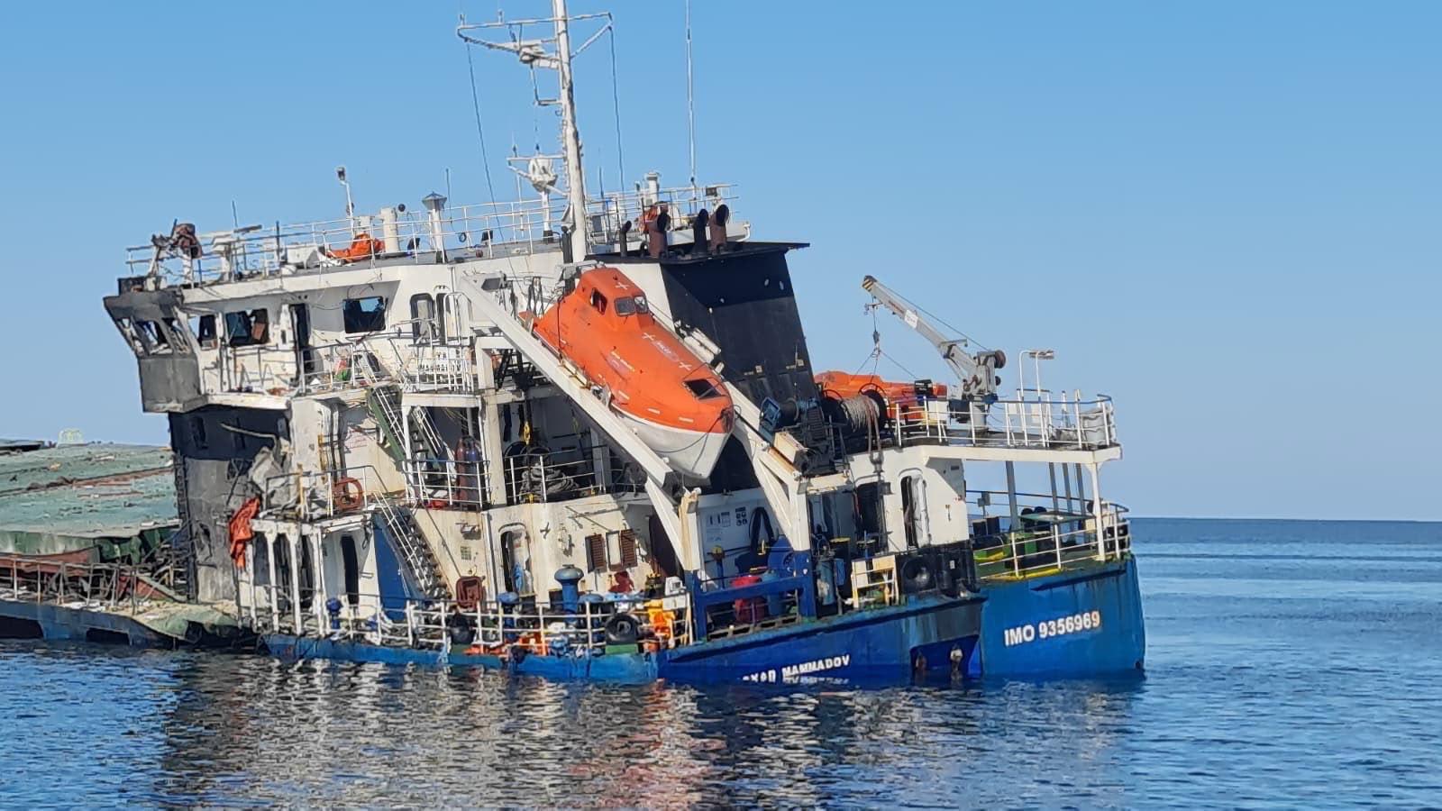 Alți opt marinari de pe Royad Mammadov au fost transportați la spital după accidentul din Marea Neagră