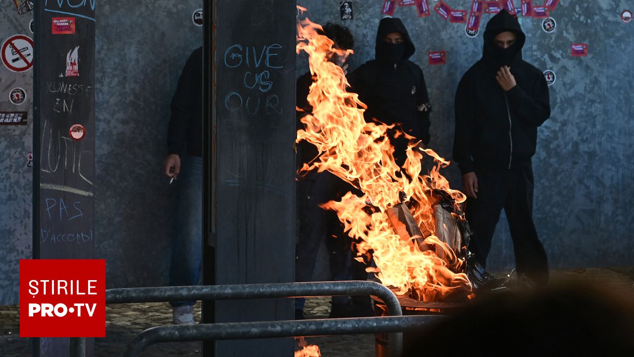 Violențe în Belgia: Manifestații ale elevilor împotriva măsurilor de austeritate, zeci de arestări și polițiști răniți