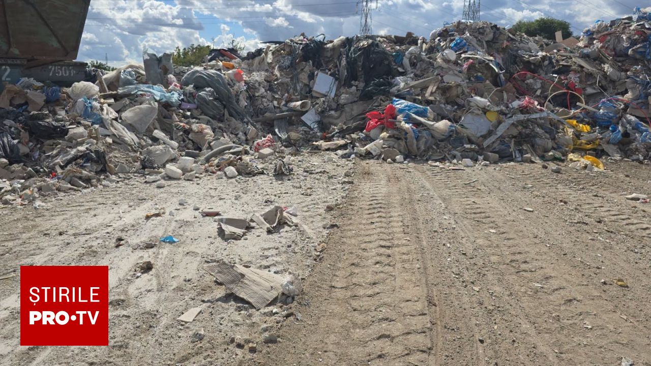 O firmă de transport deșeuri a fost amendată cu peste 200.000 de lei pentru îngroparea de moloz în București