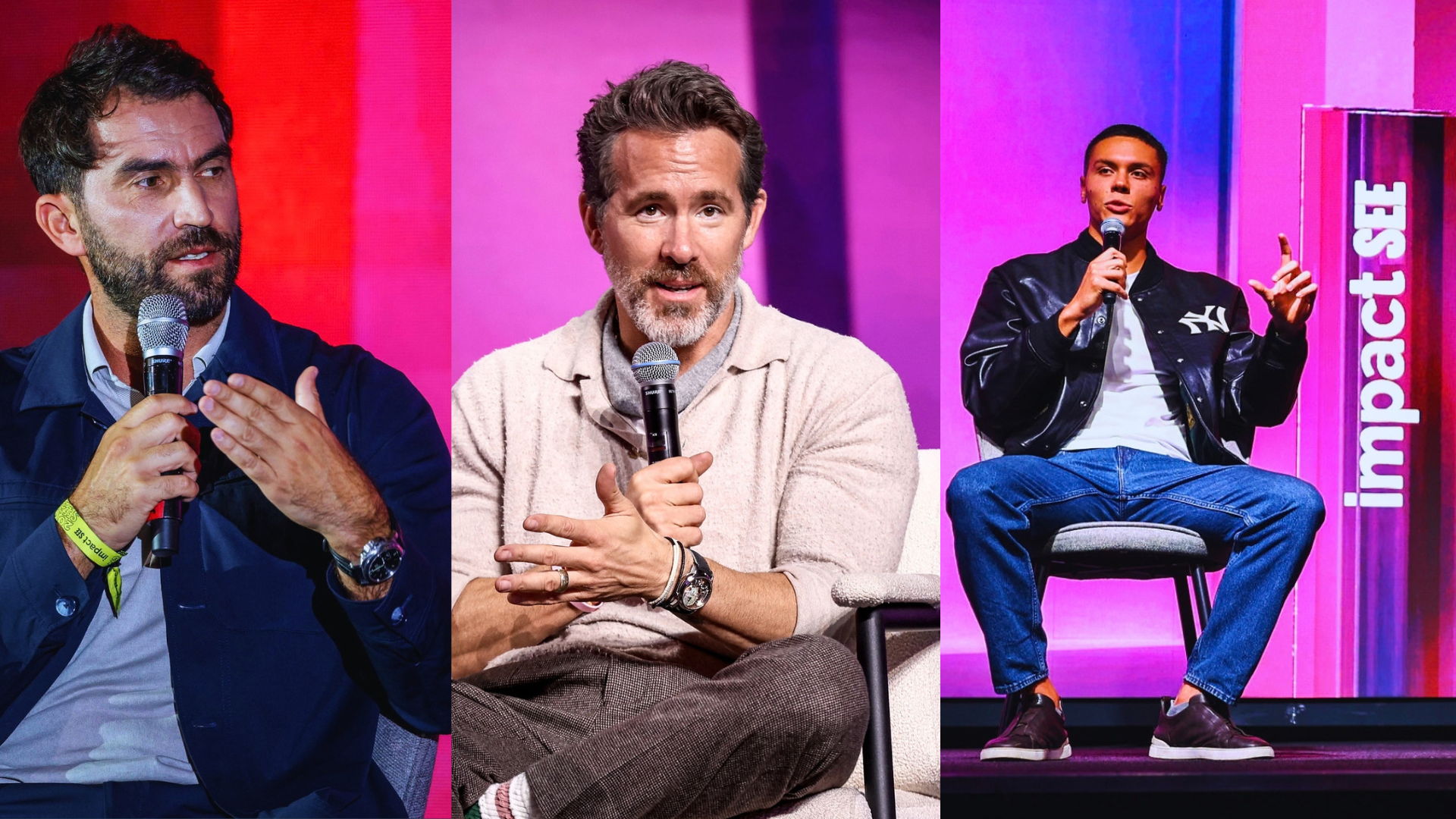Ryan Reynolds, David Popovici și Horia Tecău au discutat despre succes la IMPACT SEE