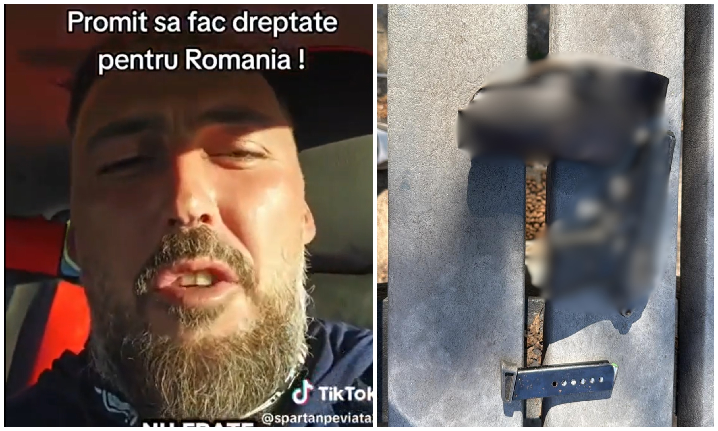 Un bărbat din anturajul lui Ciprian Pamfile a fost prins de poliție cu un pistol ilegal în Bihor