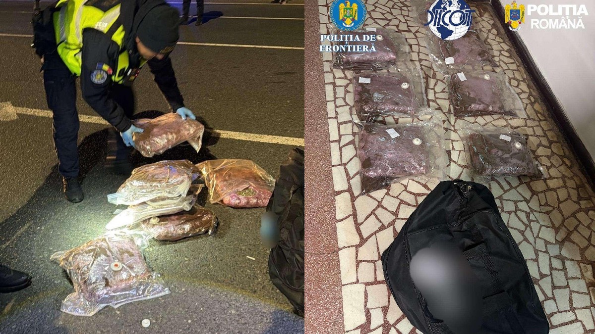 Un tânăr de 21 de ani a fost reținut la Nădlac cu peste 7 kilograme de canabis din Spania